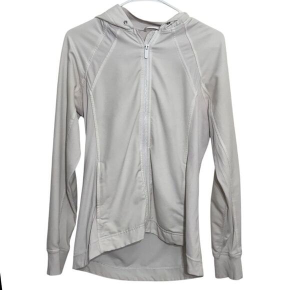 Lululemon White Move With Ease Full Zip Activewear Jacket - Picture 1 of 5